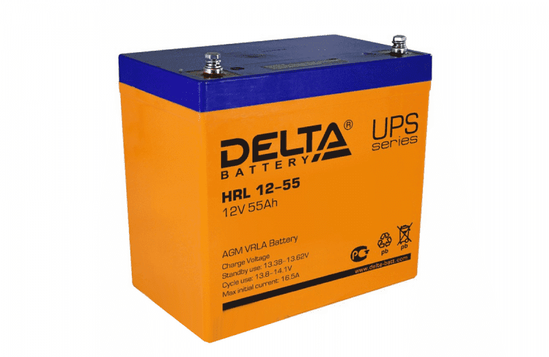 Аккумуляторная батарея DELTA HR 12-55 L Аккумуляторная батарея DELTA HR 12-55 L